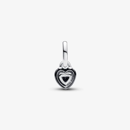 schwarzes Herz Charm